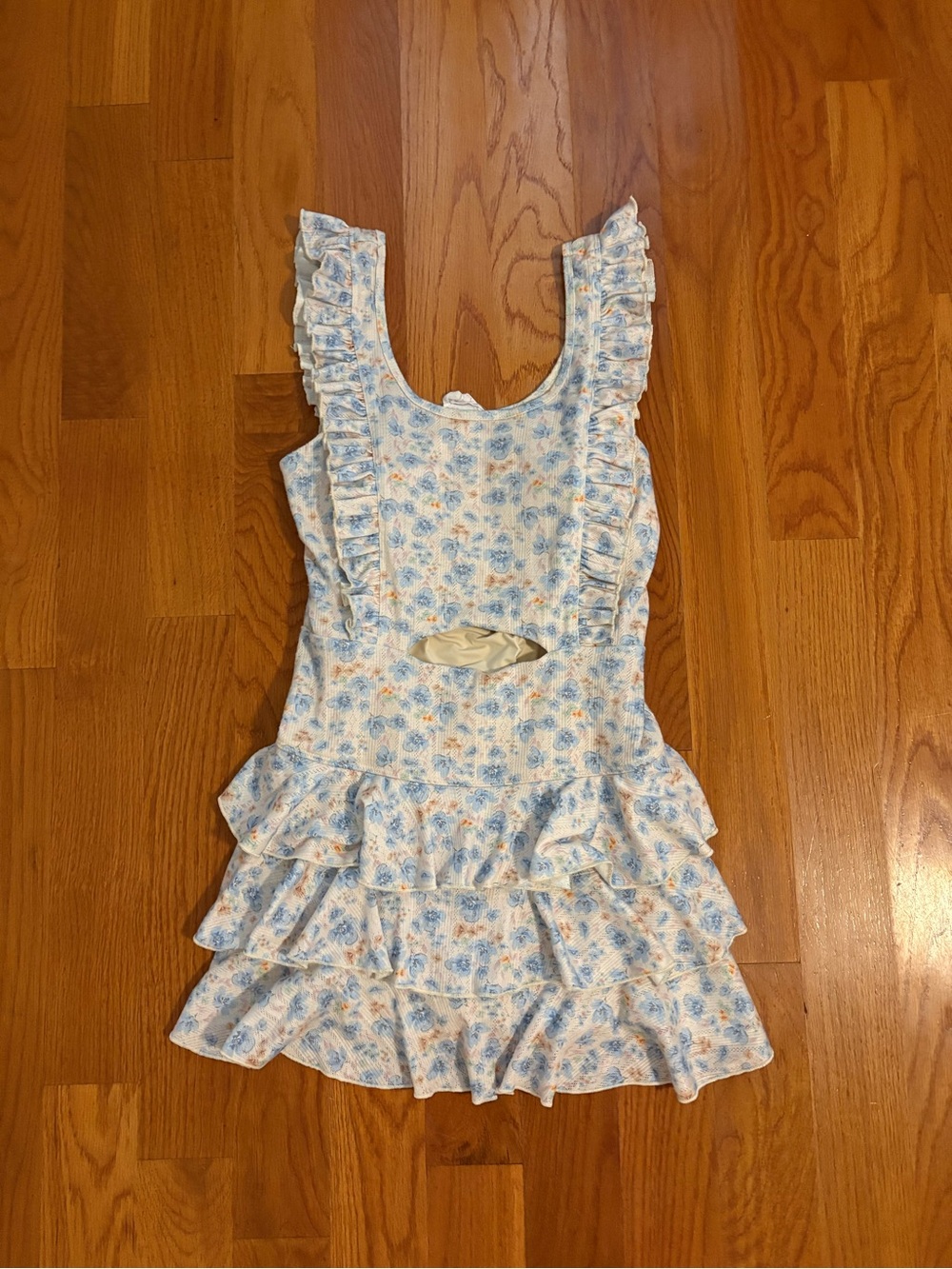 Boutique Ruffle Mini Dress